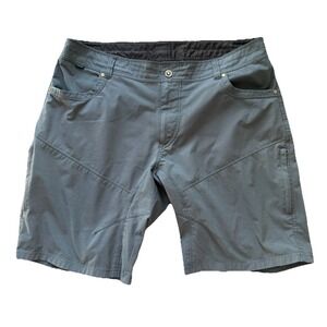 Kuhl Men's Grey Size 40 Chino Shorts Outdoor Hiking Camping